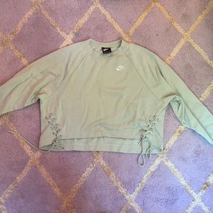 Mint green Nike sweatshirt